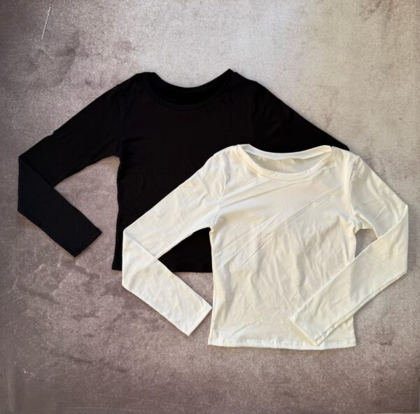Camiseta Cuello Redondo Gamuzada
