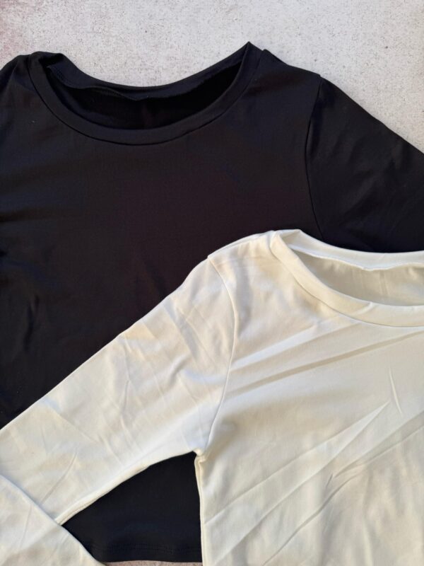 Camiseta Cuello Redondo Gamuzada - Imagen 4